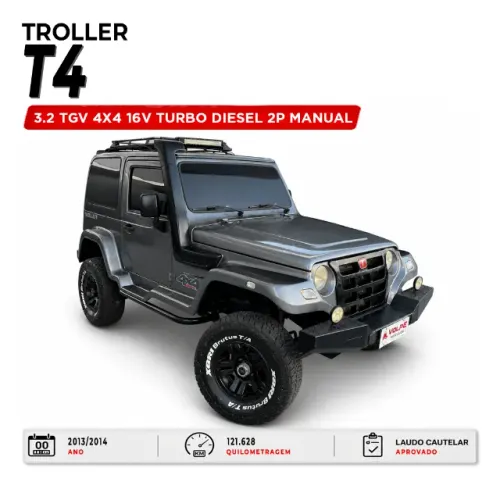 Troller T-4 4X4 3.2 TGV TDI Cap. Rígida Diesel 2014