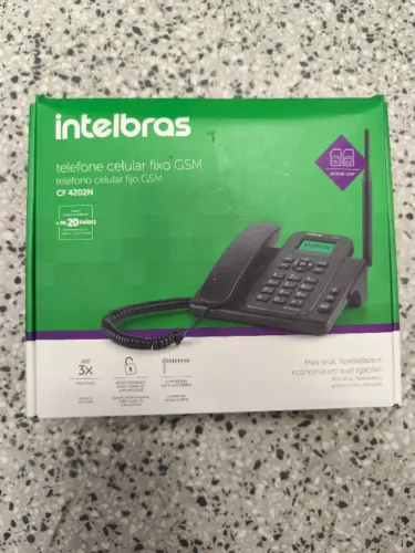 Telefone Fixo GSM Dual Chip Intelbras CF 4202N