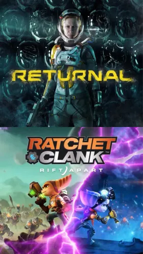 Returnal e Ratchet & Clank PS5 mídia digital