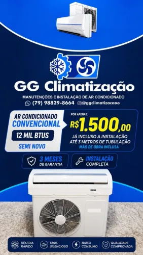 Ar condicionado Com Instalação