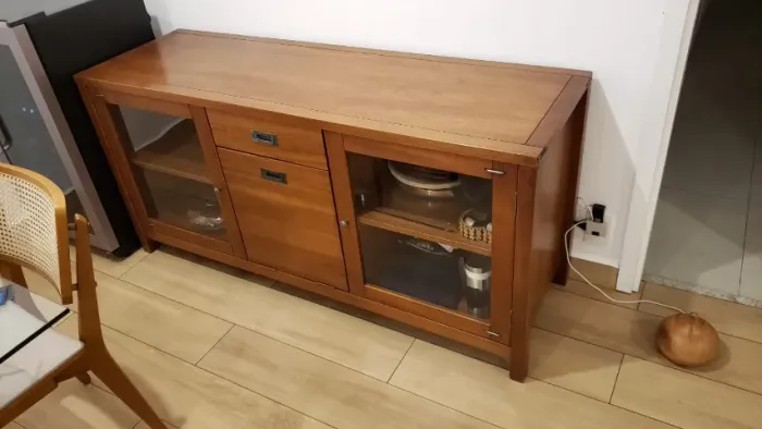 BUFFET 3 PORTAS/1 GAVETA 1,60 M X 50 CM ARMAZÉM | RETIRADA EM MOEMA (FAÇ SUA OFERTA)