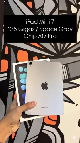Seminovo: iPad Mini 7 128GB Space Gray - Chip A17 Pro | Loja Fisica