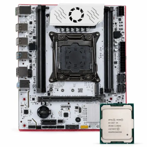 Kit Placa mãe QIYIDA+ Processador Xeon 2667v4 e Memória Ram 8Gb