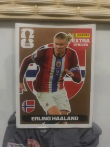 FIGURINHA DA COPA 2026- EXTRA STICKER BRONZE DO JOGADOR ERLING HAALAND
