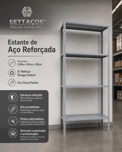 QUEIMA DE ESTOQUE PRATELEIRAS DE AÇO