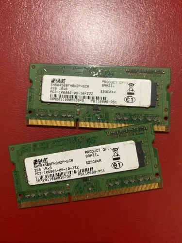 Memória RAM 4GB notebook