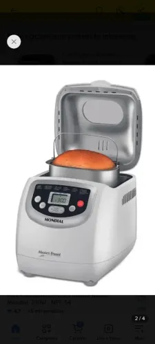 Panificadora Mindial Branca 127v