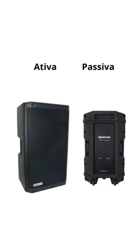 KIT- Caixa De Som Ativa Nexus 150x 15 + Caixa de Som Passiva Soundvoice ARKA PV-10 -
