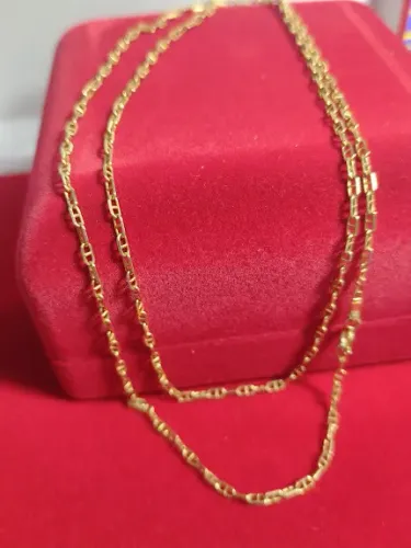 Cordão Fino Cadeado Peso 3 Gramas 0.7 mm 60 Cm maciço