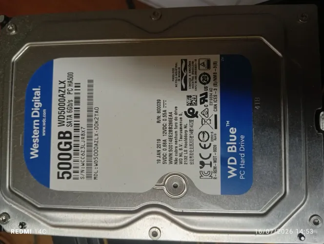 HD WD 500gb