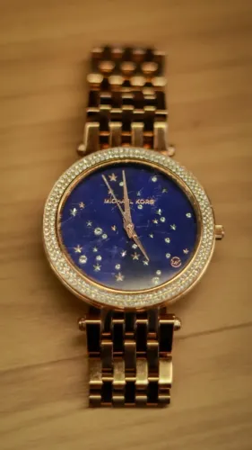 Relógio Michael Kors Original Feminino - Darci Mostrador Azul/Estrelas (MK3728)