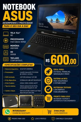 Notebook ASUS