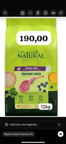 Rações super premium 