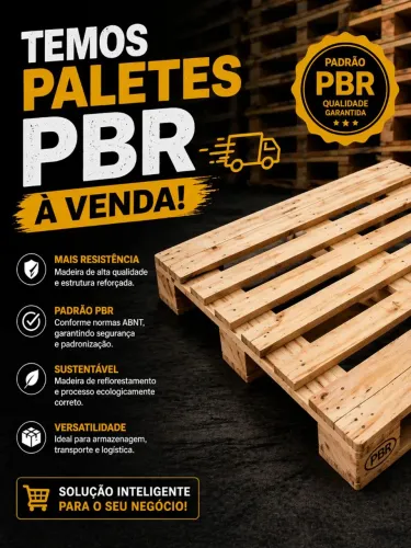 Venda de paletes pbr