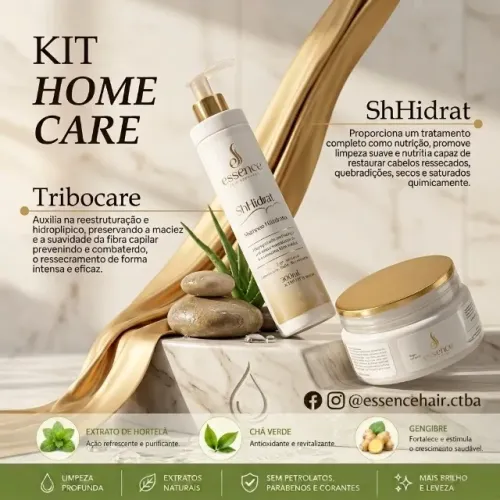 KIT P/ CABELO HOME CARE - ESSENCE HAIR