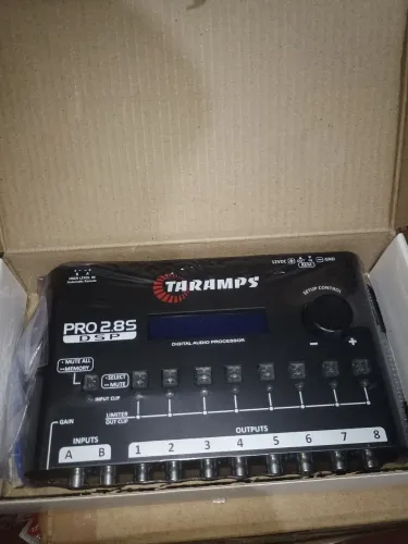 Processador de áudio taramps 2.8
