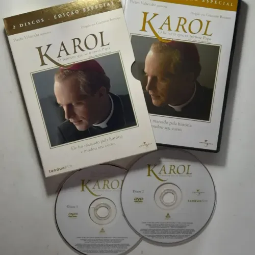 Dvd Karol, O Homem Que Se Tornou Papa, Battiato. Seminovo.