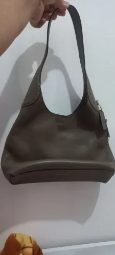 Bolsa coach nova couro legítimo