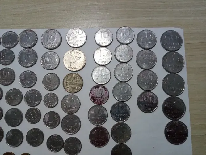 Lote Coleção De Moedas Antigas Usadas Coleção Numismática (Usado)
