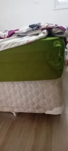 Cama box casal - com colchão ortopédico 