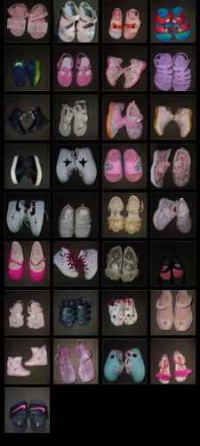Vendo lote de 33 sapatos de menina 19,20,21,22 tudo por R$100.00
