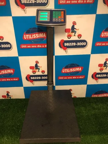 balança de plataforma 300kg - visor duplo