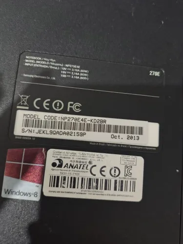 Notebook samsung