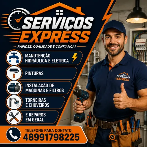 Manutenção hidráulica e elétrica