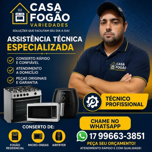 Manutenção em fogões residencial
