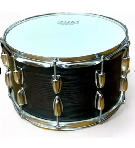Caixa Bateria PHX 8X14 10 Afinações Canoa Dupla Preto Wood