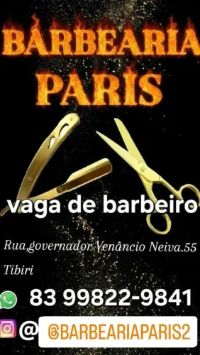 Vaga de barbeiro disponível