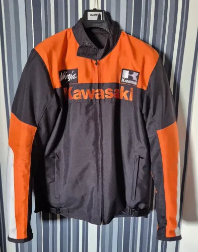 Jaqueta personalizada kawasaki Ninja laranja
