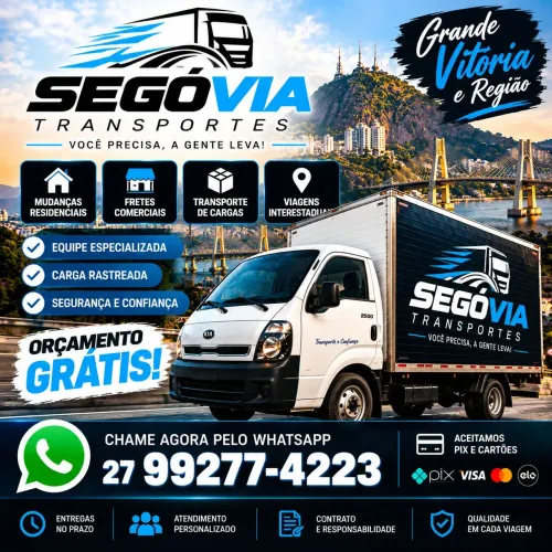 Fretes e Mudanças em Vila Velha e Grande Vitória | Segóvia Transportes