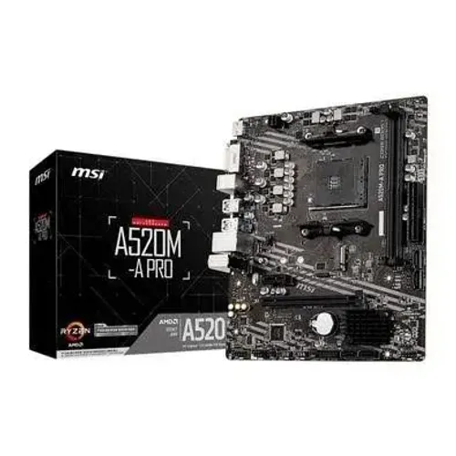 Kit Ryzen 5500 + placa-mãe MSI + 1x16gb 3200mhz