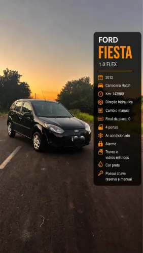 Ford Fiesta 1.0 8V Flex/class 1.0 8V Flex 5P 2012