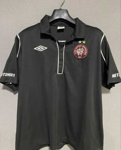 Camisa Oficial Polo Viagem Club Athletico Paranaense 2012 Preta