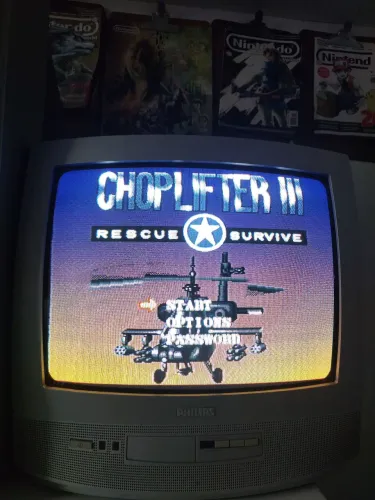 Jogo super nitendo choplifter