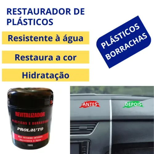 RESTAURADOR DE PLÁSTICOS E BORRACHAS 100G