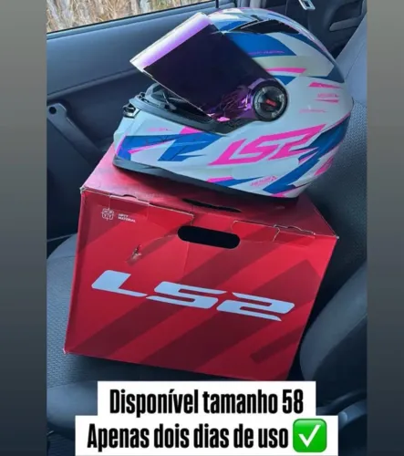 Capacete ls2 numeração 58