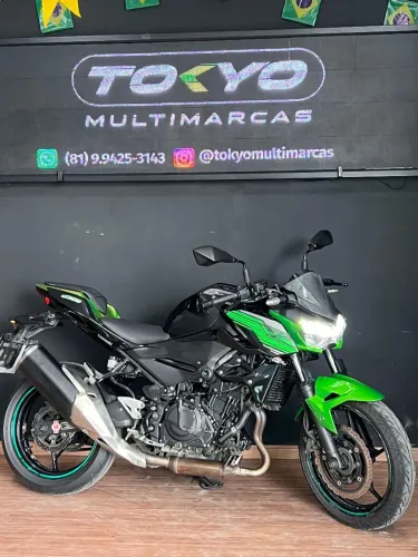 KAWASAKI Z400 2020 VERDE ( IPVA 26 + TRANSFERÊNCIA+ GARANTIA 90 DIAS )
