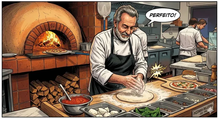 Vaga para auxiliar de pizzaiolo ou chapeiro 