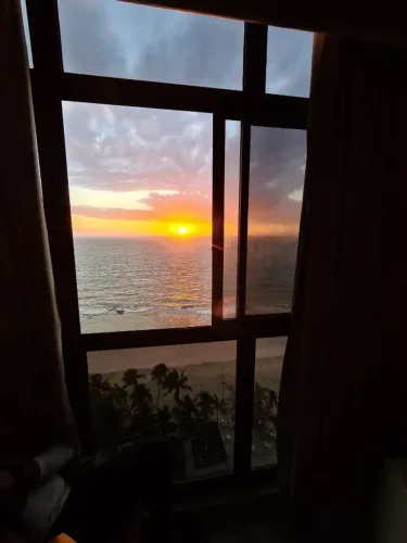 Flat beira mar Golden beach