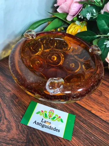 Cinzeiro de Murano Âmbar