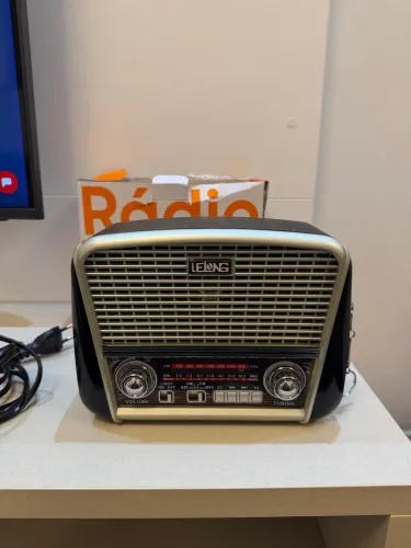 rádio lelong retrô analógico 