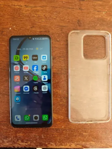 Celular Realme C61 com certificado Militar resistente a impacto e a água com documento. 