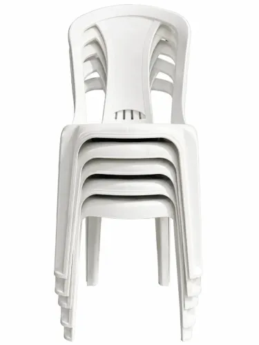 Cadeira Plastica Branca Bistro - Unidade R$35