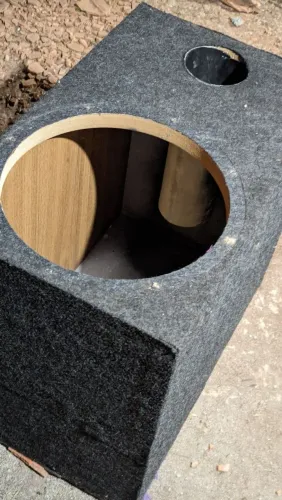 Caixa para grave 12, tampão gol g5