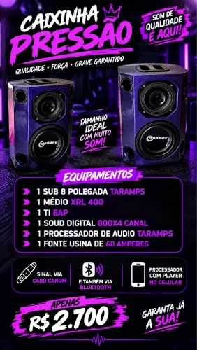 CAIXA BOB PRESSAO