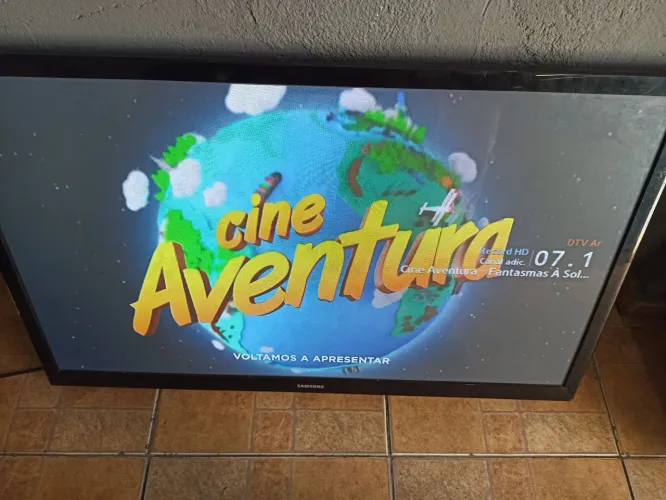 tv Samsung 43 polegadas plasma com conversor digital embutido e controle remoto 