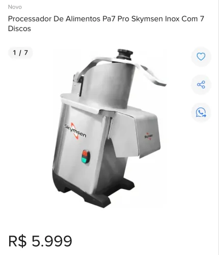 Processador de alimentos Skylsen pa7